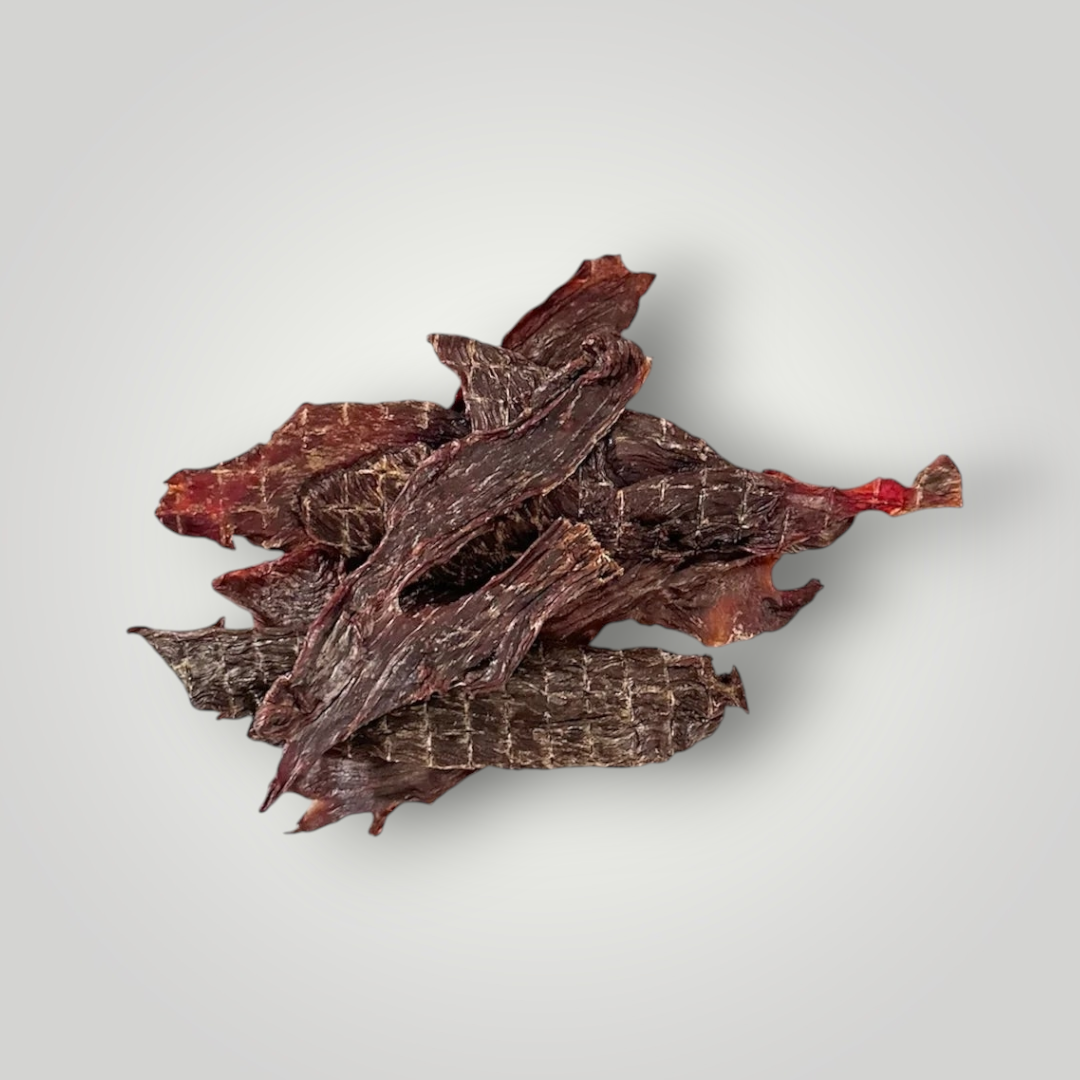 Dog treats by Treat Treat featuring Kangaroo Jerky, natural dog treats made from high-quality kangaroo meat for healthy snacks.