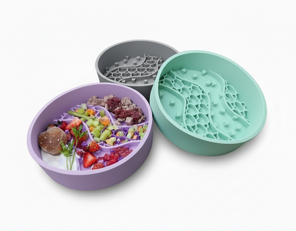 Slow Feeder Dog Bowl - The Pawfect Trio