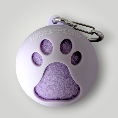 The Pawfect Trio tennis ball holder pet toy with a bright, durable design for storing and carrying tennis balls for dogs.