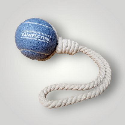 Tennis Ball Rope Toy - The Pawfect Trio