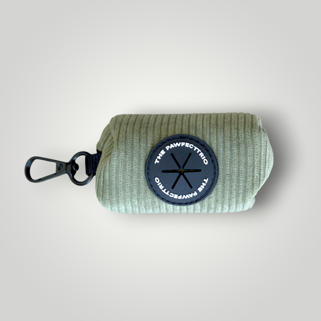 Corduroy Dog Poop Pouch -The Pawfect trio