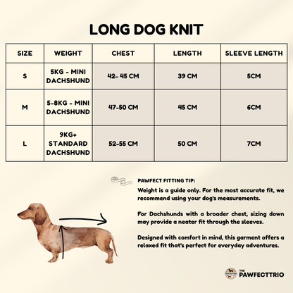 Long Dog Knit