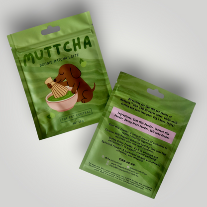 Doggie Matcha Latte pet enrichment toy from The Pet Central, featuring a colorful, soft, and durable dog toy for interactive play.