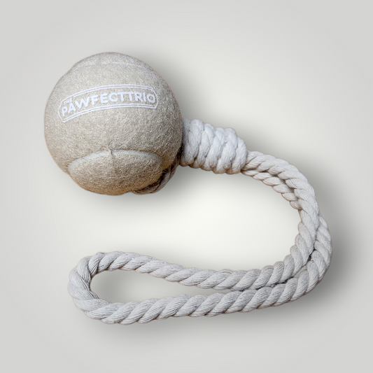 Tennis Ball Rope Toy - The Pawfect Trio